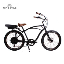 2017 CE certificated top sale man beach cruiser electric bike